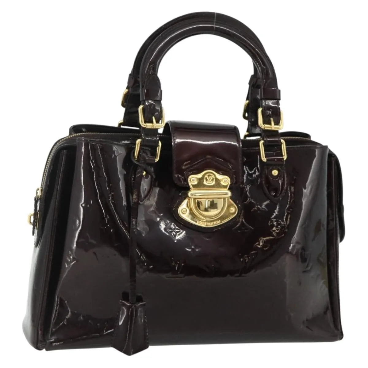 Louis Vuitton Melrose Avenue Monogram Vernis, Burgundy, Patent Leather, Handbag