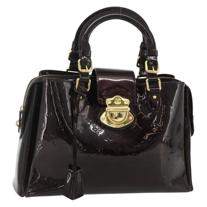 Louis Vuitton Melrose Avenue Monogram Vernis, Burgundy, Patent Leather, Handbag