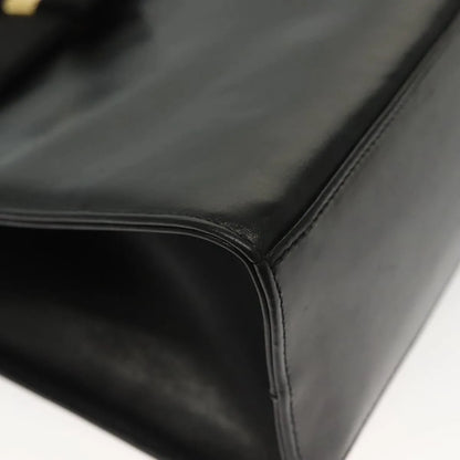 Salvatore Ferragamo Vala Leather, Black, Leather, Handbag