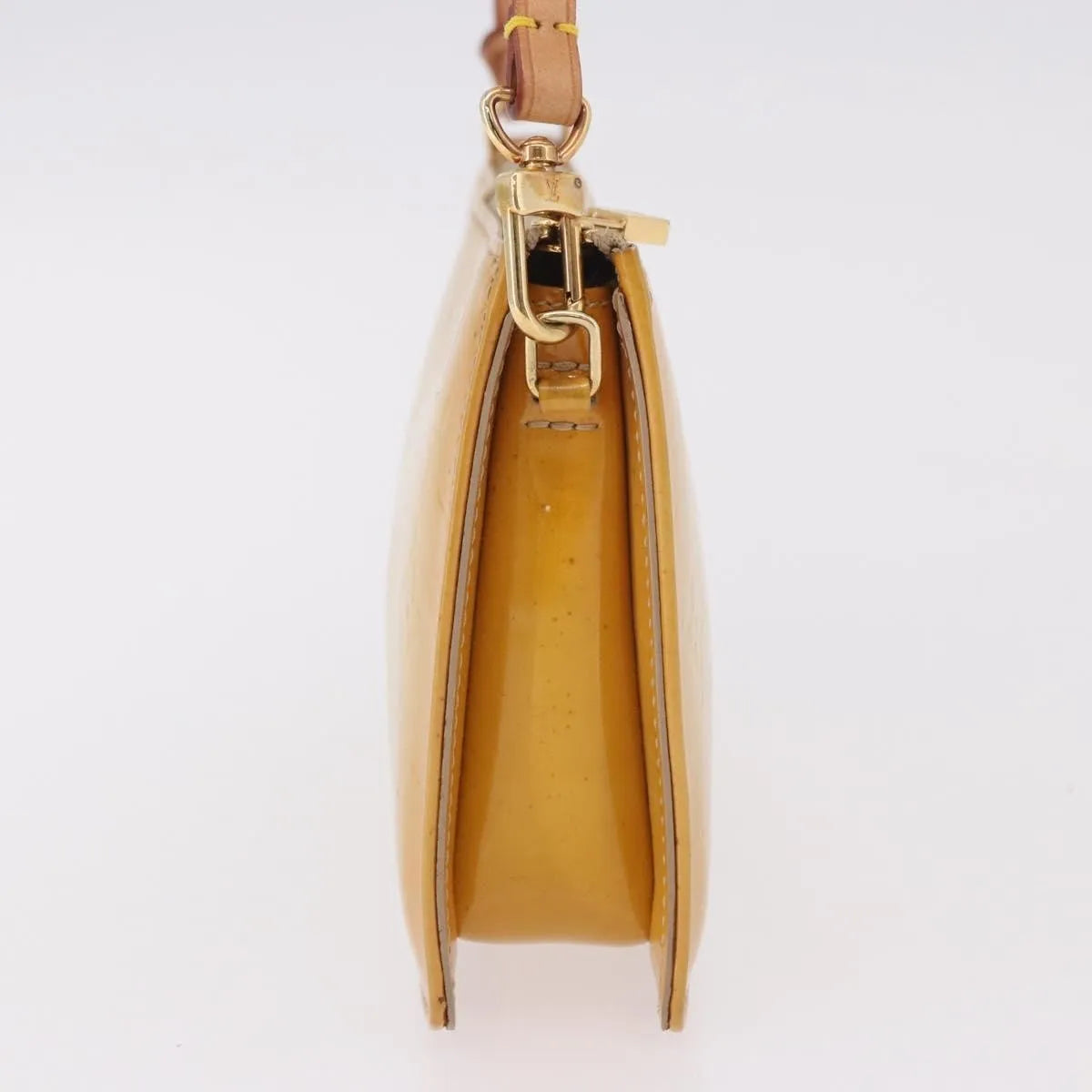 Louis Vuitton Lexington Pochette Patent Leather, Beige, Patent Leather, Clutch