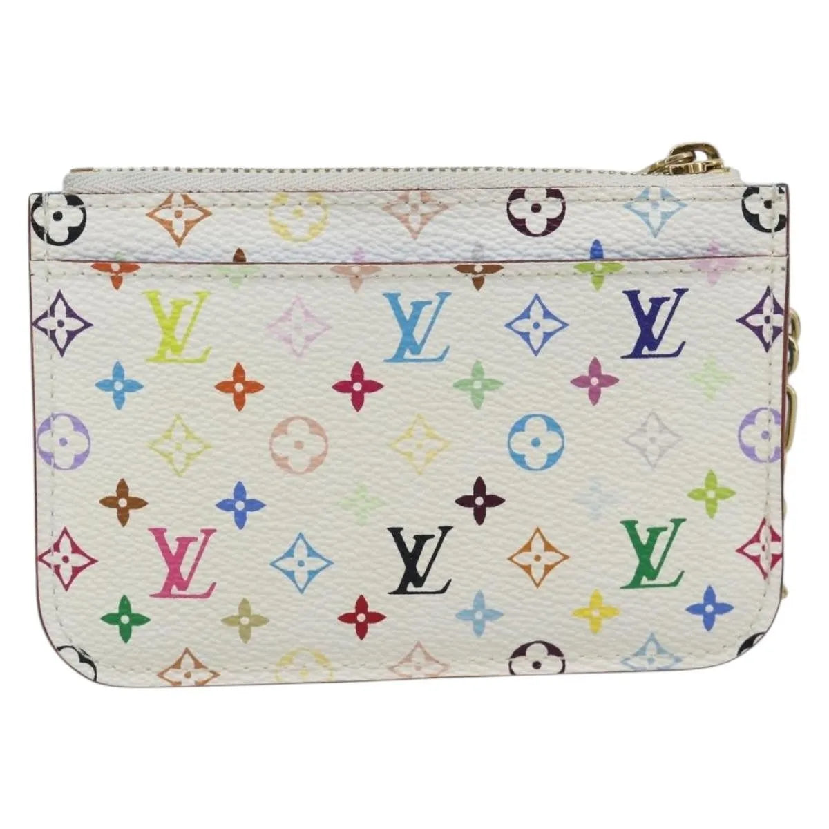 Louis Vuitton Key Pouch NM Monogram Multicolor, Multicolour, Canvas, Clutch