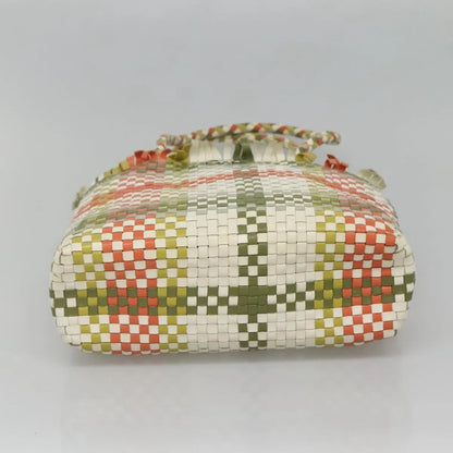 Salvatore Ferragamo Gancini Leather, Green, Leather, Shoulder Bag