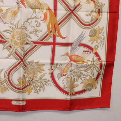 Hermes Carré 90 Silk multicolor, Red, Silk, Scarf