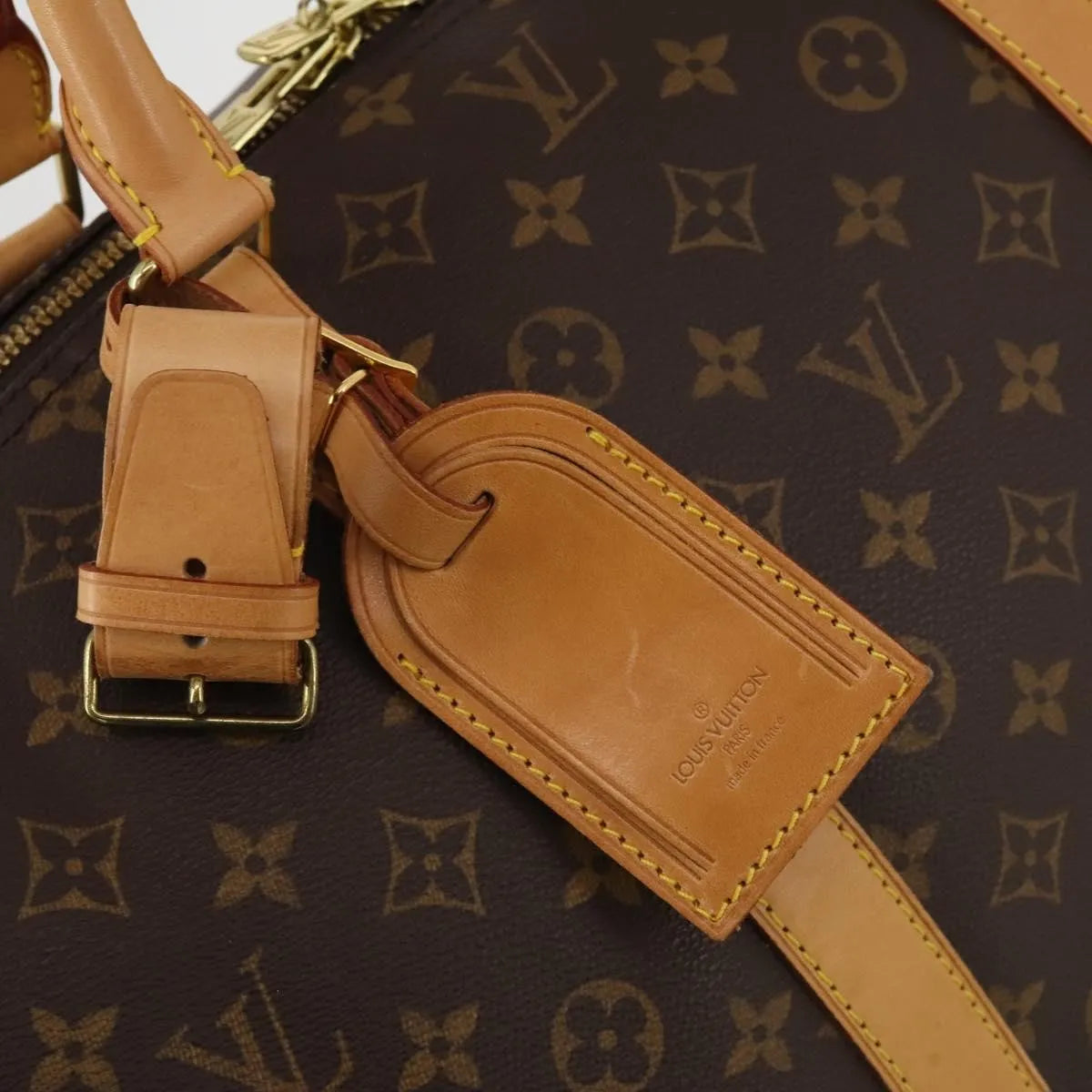 Louis Vuitton Keepall Monogram Canvas, Brown, Canvas, Travel Bag