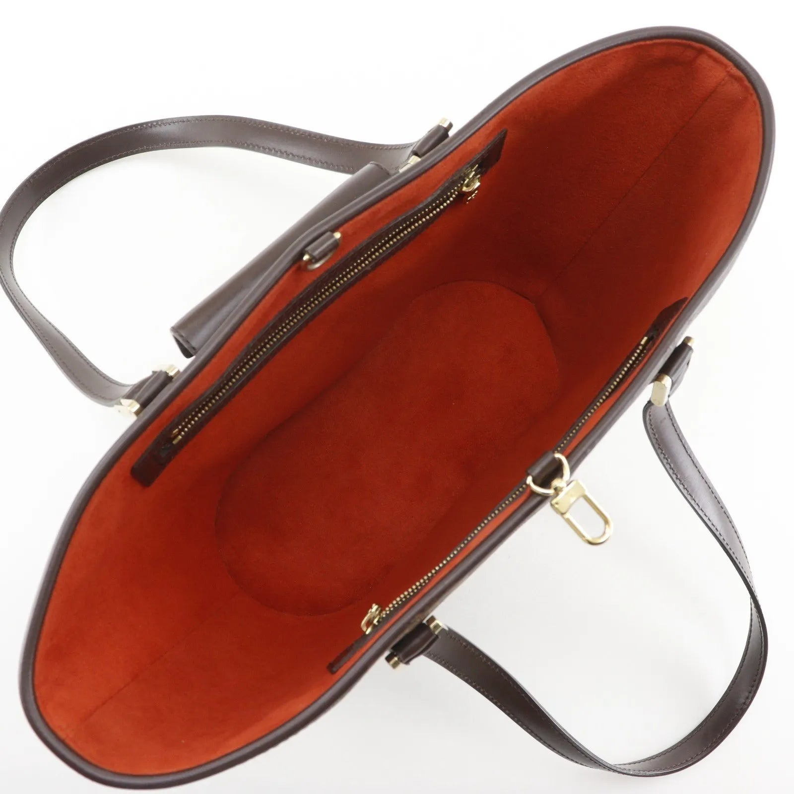 Louis Vuitton Manosque Damier, Brown, Canvas, Tote Bag