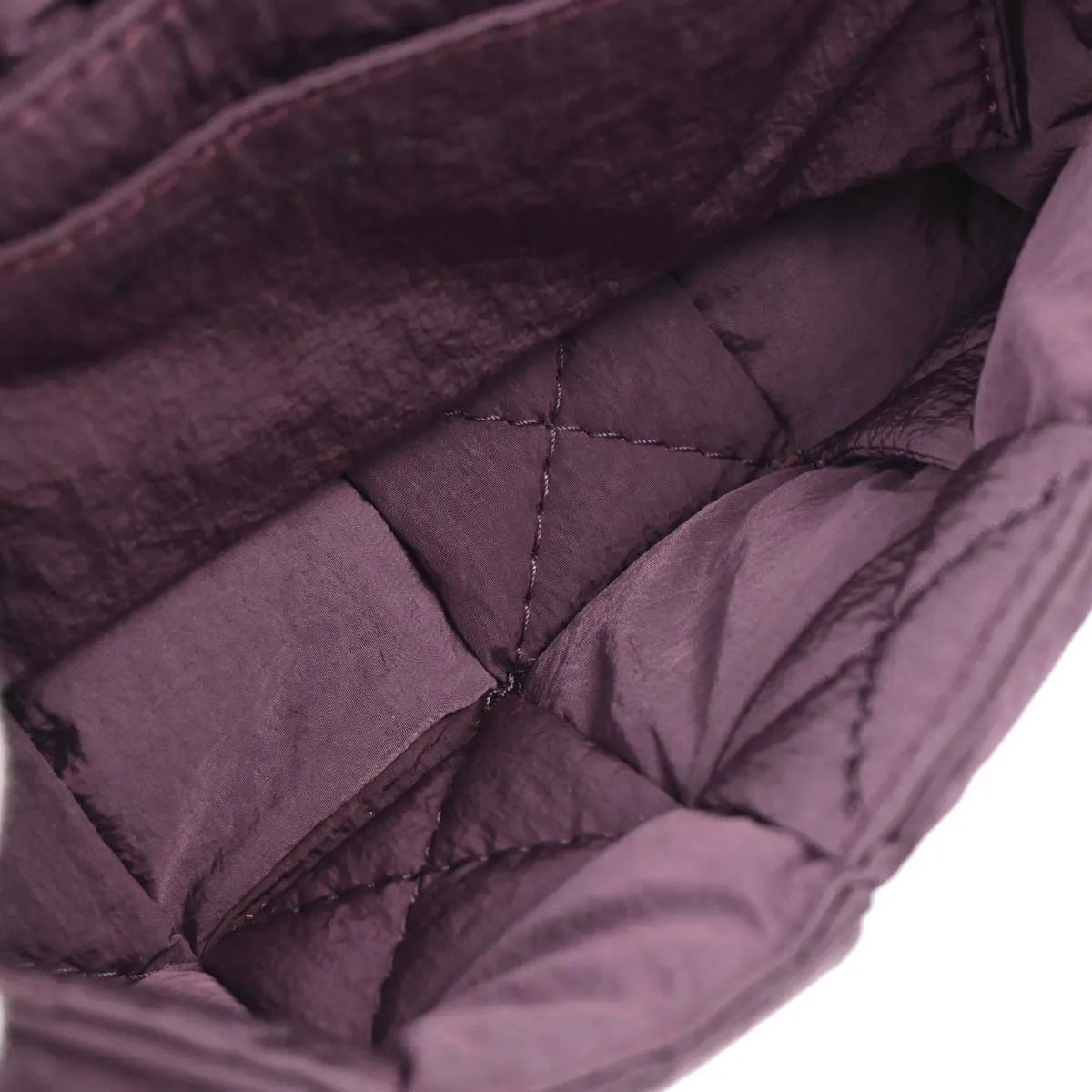 Bottega Veneta Padded Tech Cassette Intrecciato Nylon, Purple, Nylon, Shoulder Bag