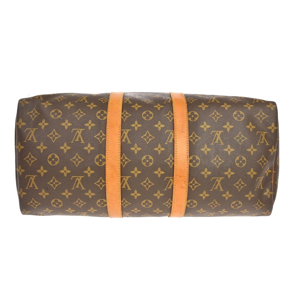 Louis Vuitton Keepall Monogram, Brown, Canvas, Travel Bag