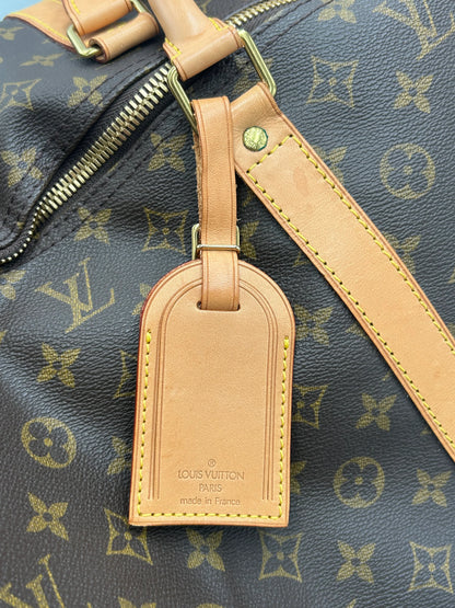 Louis Vuitton Keepall Monogram Canvas, Brown, Canvas, Travel Bag