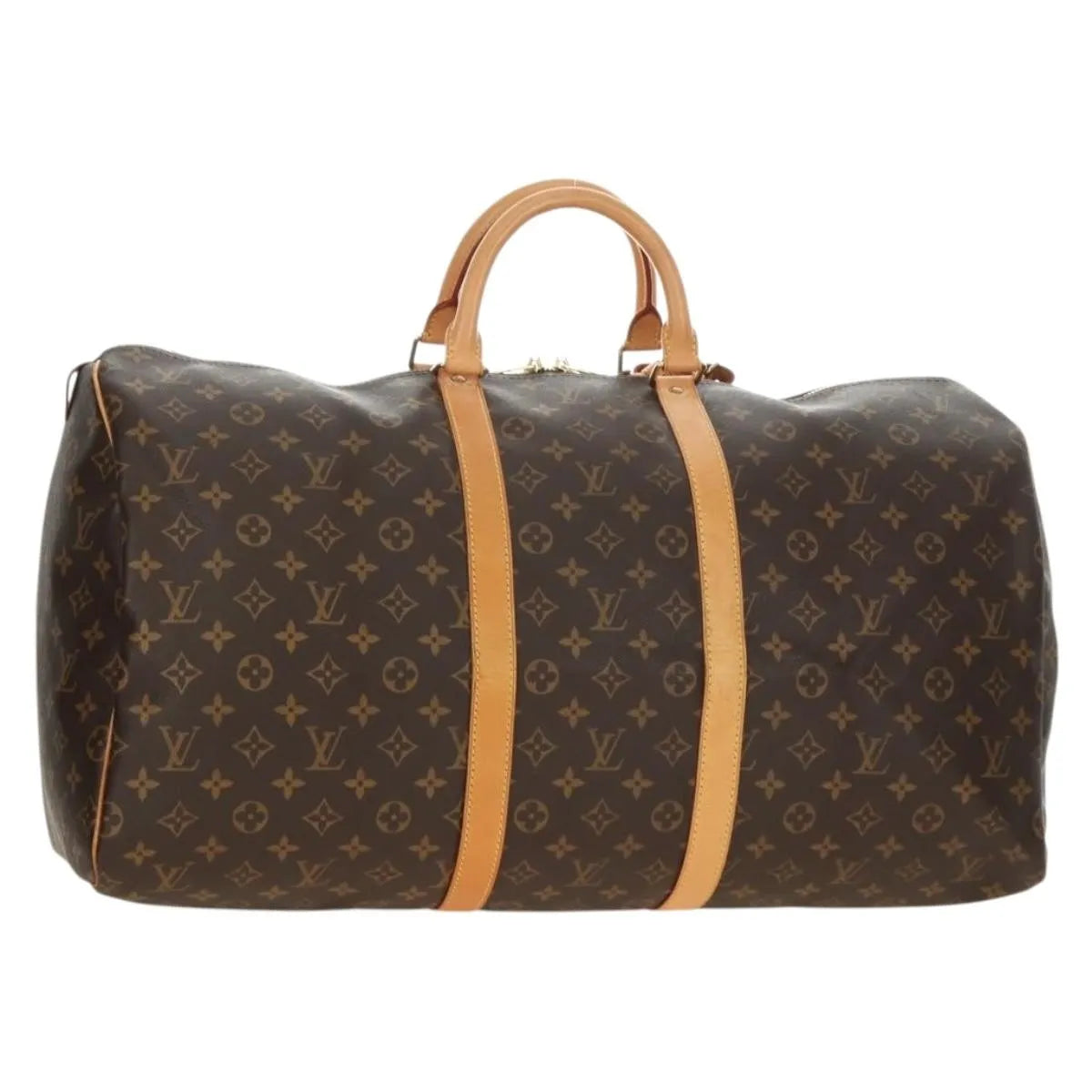 Louis Vuitton Keepall Monogram Canvas, Brown, Canvas, Travel Bag