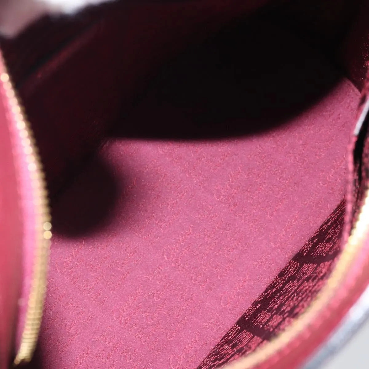 cartier Vintage must de Cartier Leather, Burgundy, Leather, Handbag