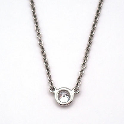 Tiffany & Co. Elsa Peretti Diamonds By The Yard Platinum with Diamond, Silver, Platinum, Jewelry