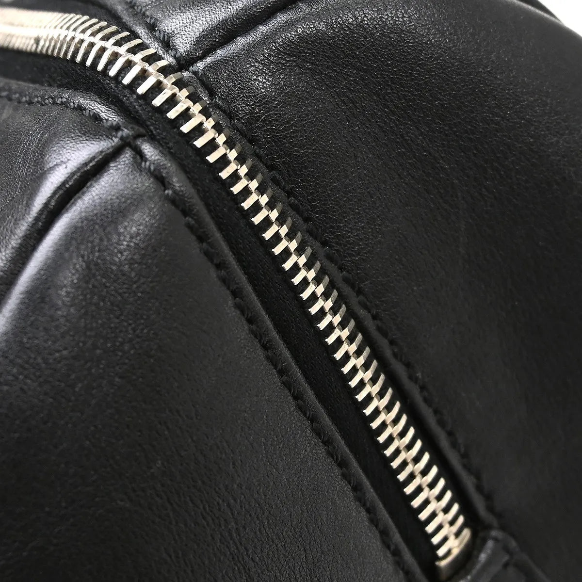 Chanel All Day Long Bowler Chevron Leather, Black, Leather, Tote Bag