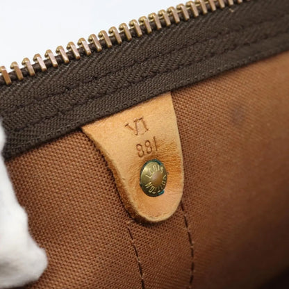 Louis Vuitton Keepall Monogram, Brown, Canvas, Travel Bag