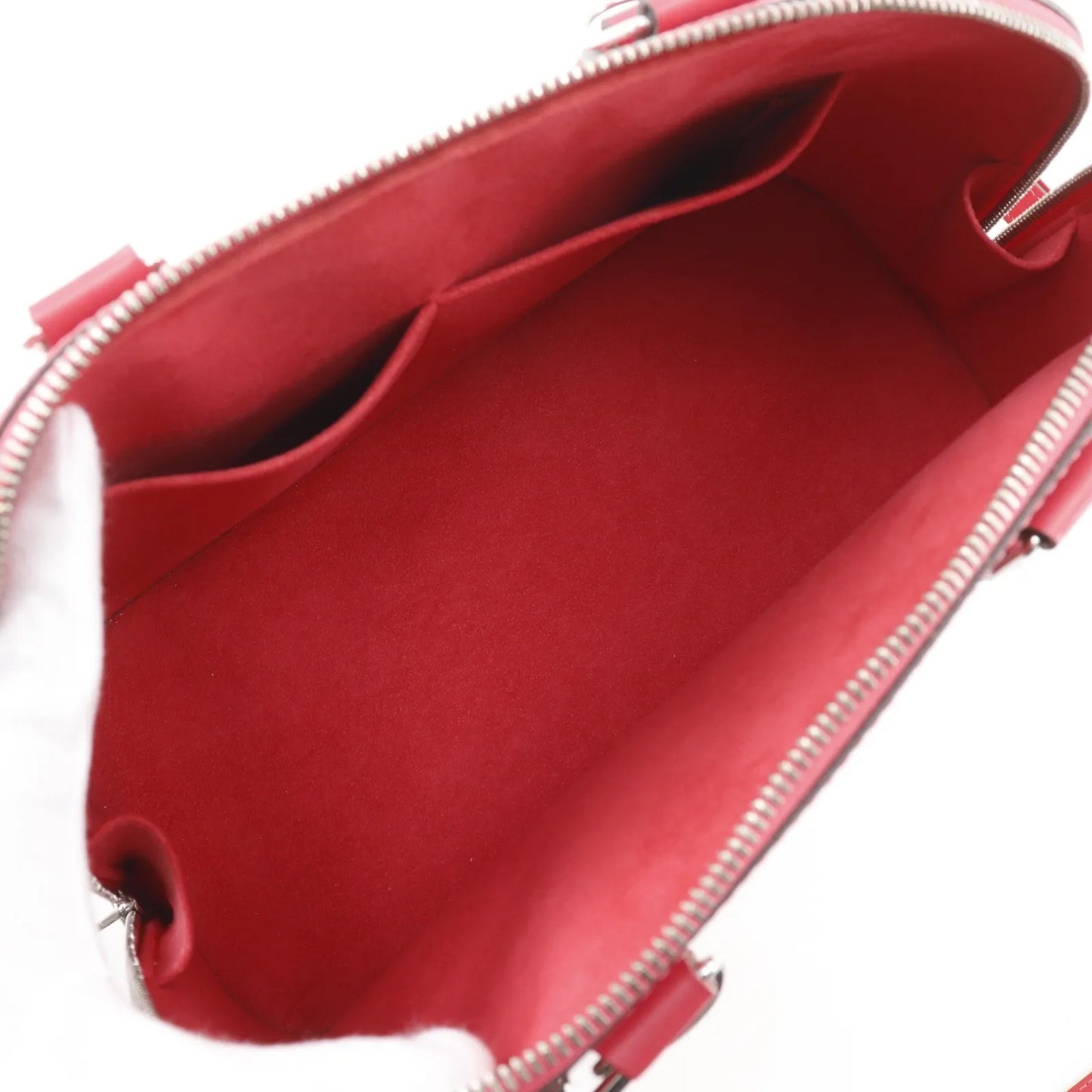 Louis Vuitton Alma Epi, Red, Leather, Handbag