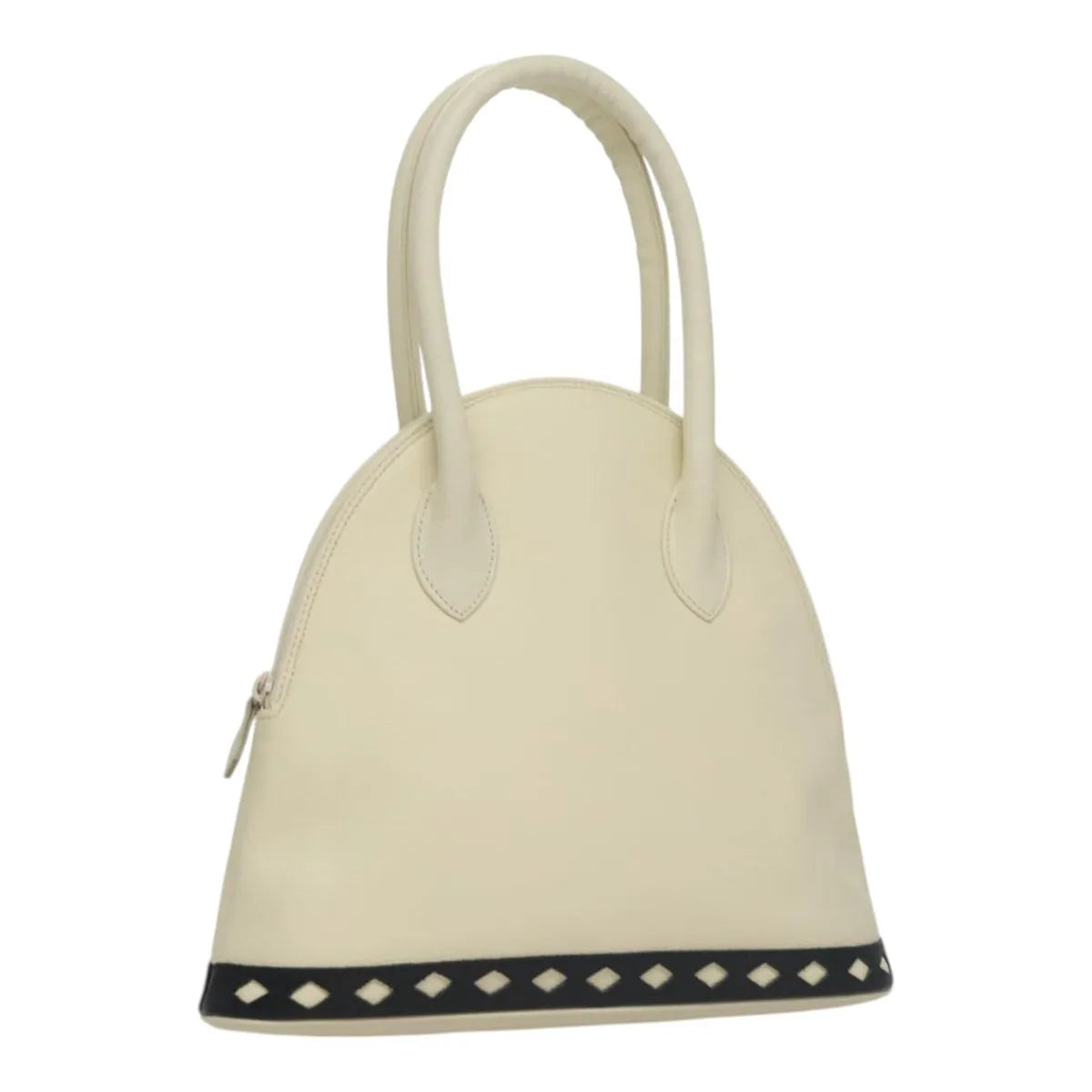 Saint Laurent Vintage Leather, White, Leather, Handbag