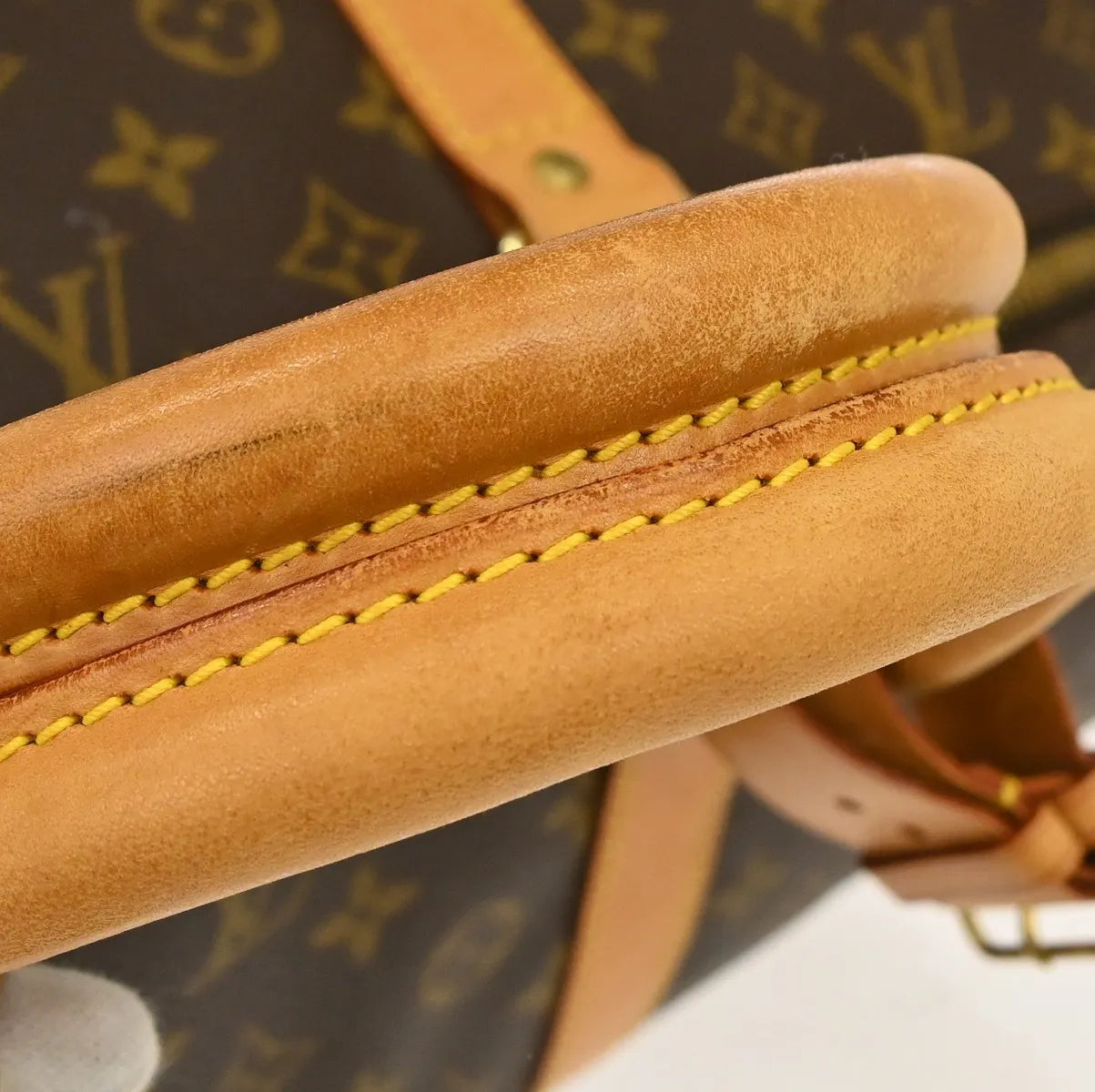 Louis Vuitton Keepall Monogram, Brown, Canvas, Travel Bag