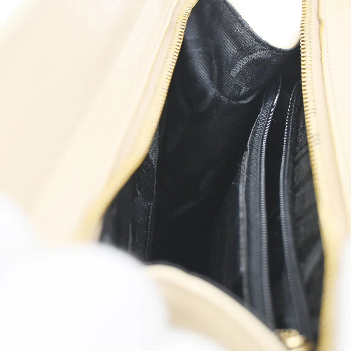 Salvatore Ferragamo Vara Leather, Beige, Leather, Shoulder Bag