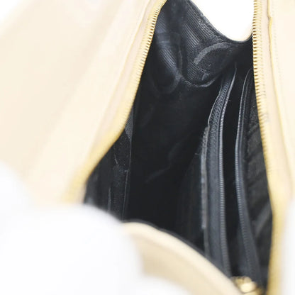 Salvatore Ferragamo Vara Leather, Beige, Leather, Shoulder Bag