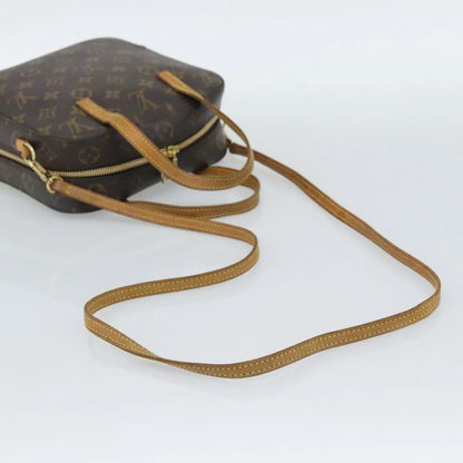 Louis Vuitton Spontini Monogram Canvas, Brown, Canvas, Handbag
