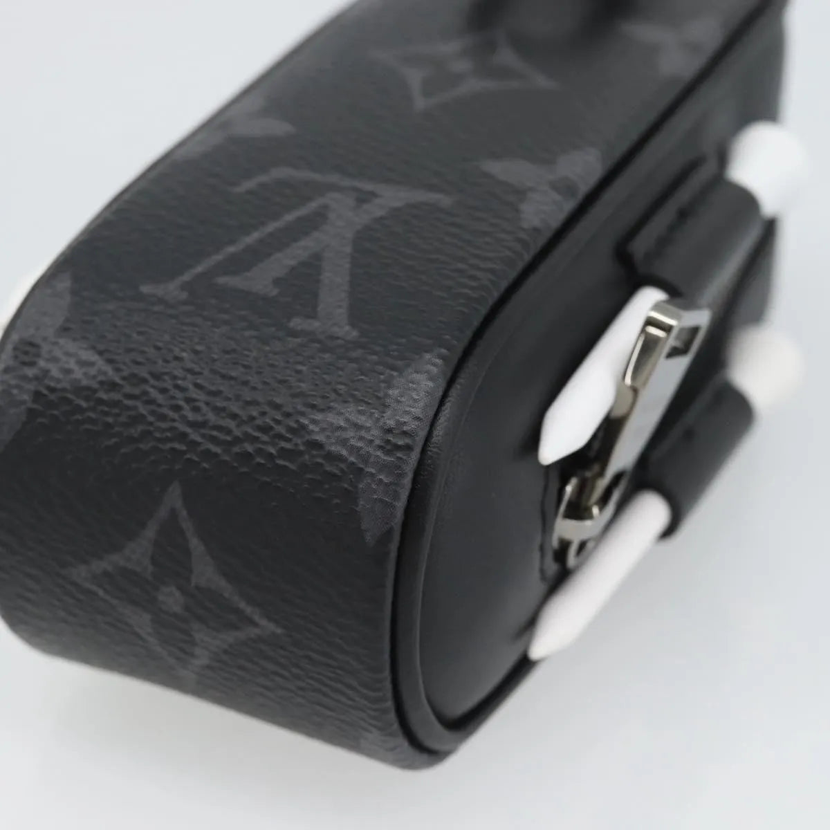 Louis Vuitton golf ball case monogram, Black, Canvas, Clutch