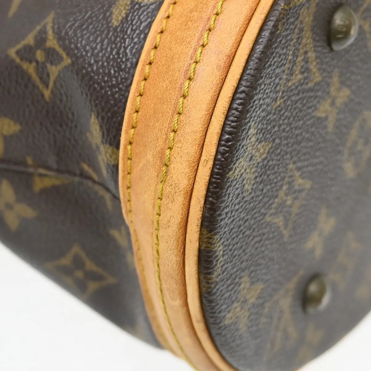 Louis Vuitton Petit Bucket Monogram Canvas, Brown, Canvas, Tote Bag