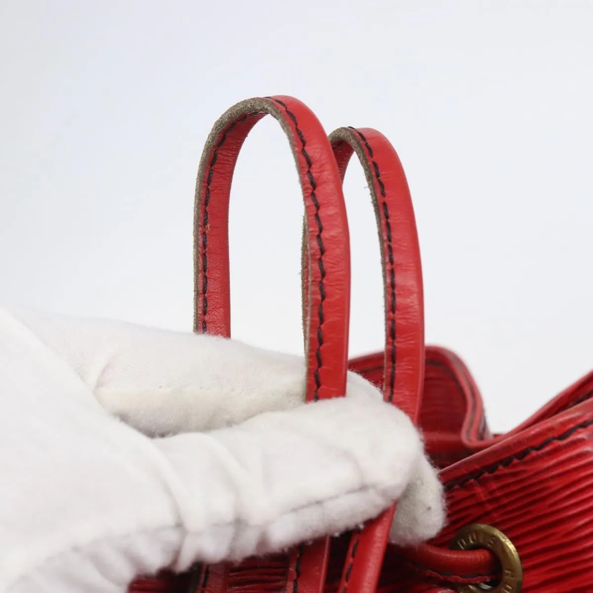 Louis Vuitton Petit Noe NM Epi Leather, Red, Leather, Shoulder Bag