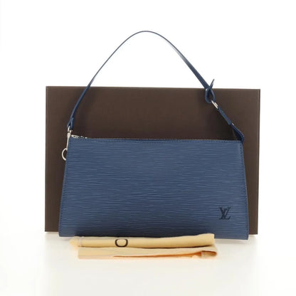 Louis Vuitton Pochette Accessoires NM Epi Leather, Blue, Leather, Clutch