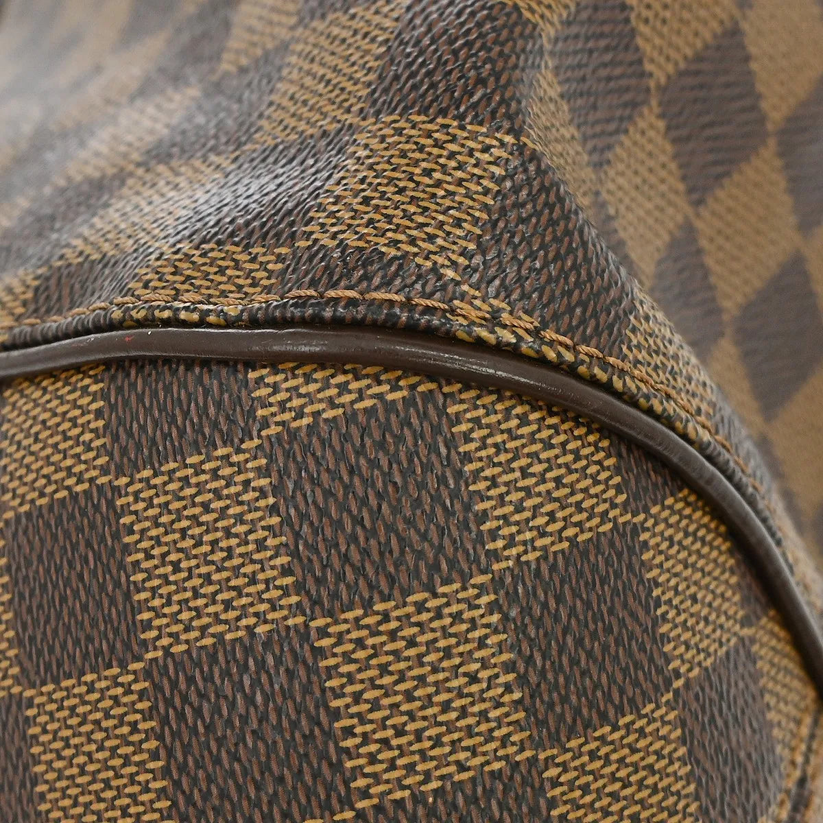 Louis Vuitton Sistina Damier, Brown, Canvas, Shoulder Bag