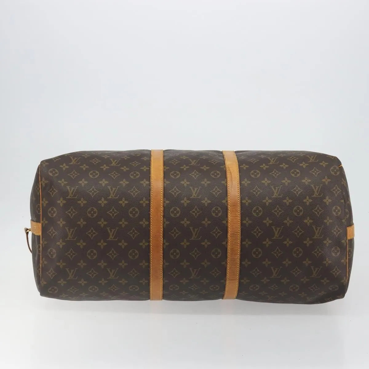 Louis Vuitton Keepall Bandoulière Monogram, Brown, Canvas, Travel Bag