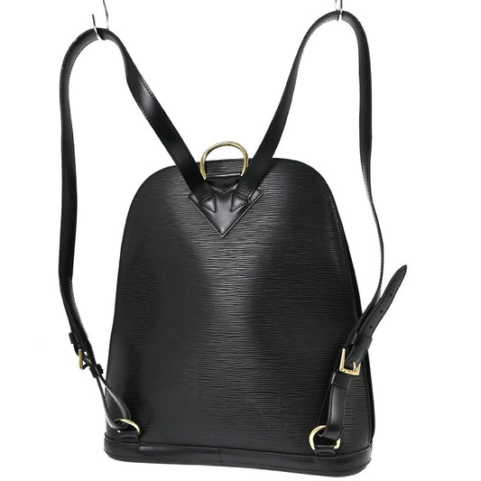 Louis Vuitton Gobelins Epi Leather, Black, Leather, Backpack