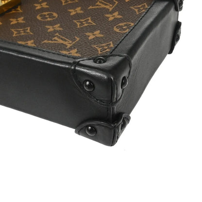 Louis Vuitton Vertical Trunk Pochette Monogram Canvas, Brown, Canvas, Clutch