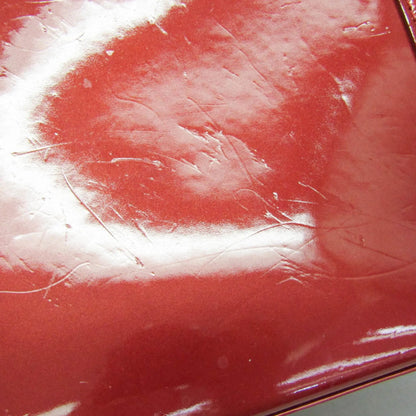 Louis Vuitton Alma Monogram Vernis, Red, Patent Leather, Handbag