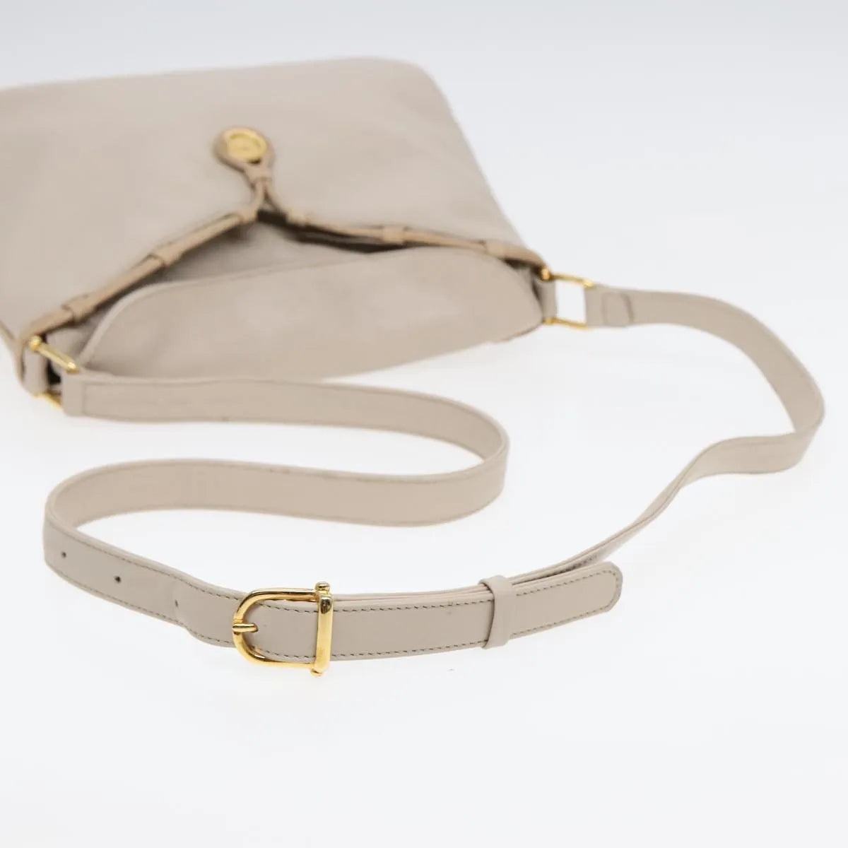 Celine Horse Carriage Leather, Beige, Leather, Shoulder Bag