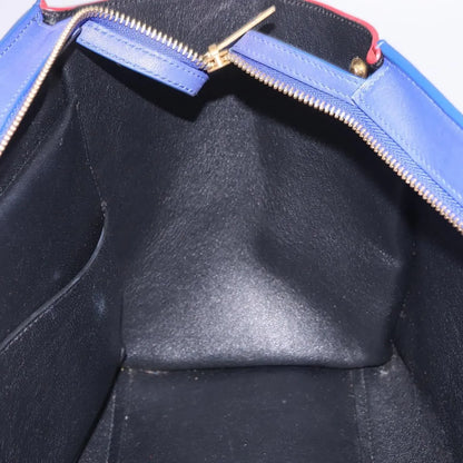 Celine Trapeze Leather with Suede, Multicolour, Leather, Handbag