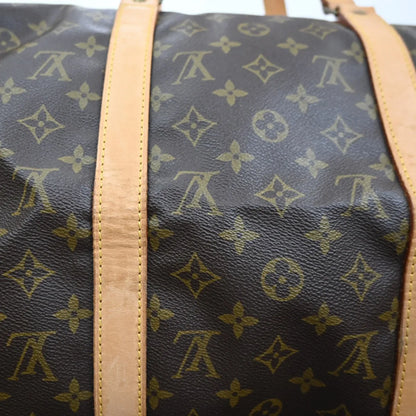 Louis Vuitton Sac Souple Monogram Canvas, Brown, Leather, Travel Bag