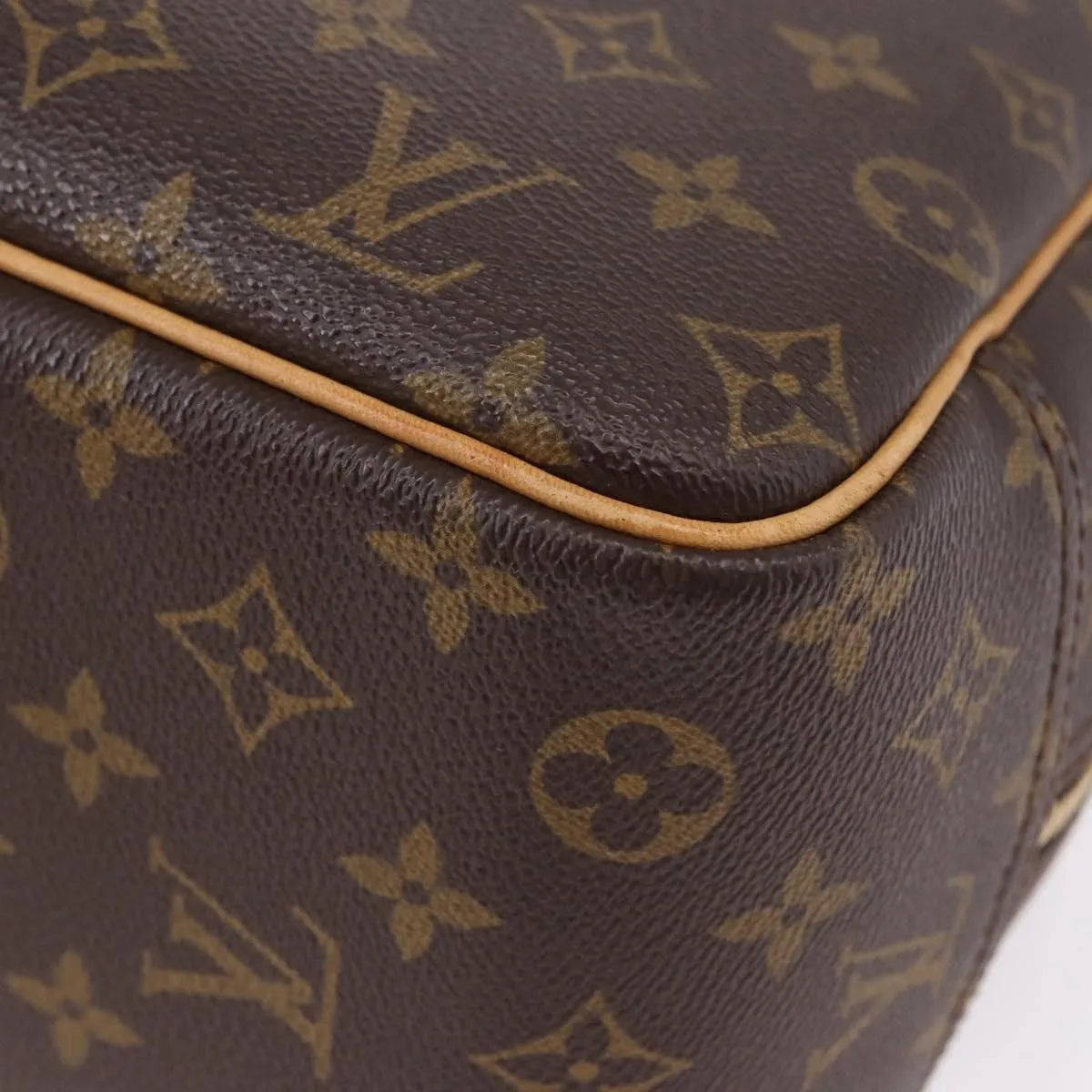Louis Vuitton Deauville Monogram, Brown, Canvas, Handbag