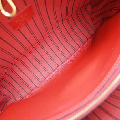 Louis Vuitton Montaigne Monogram Empreinte Leather, Red, Leather, Handbag