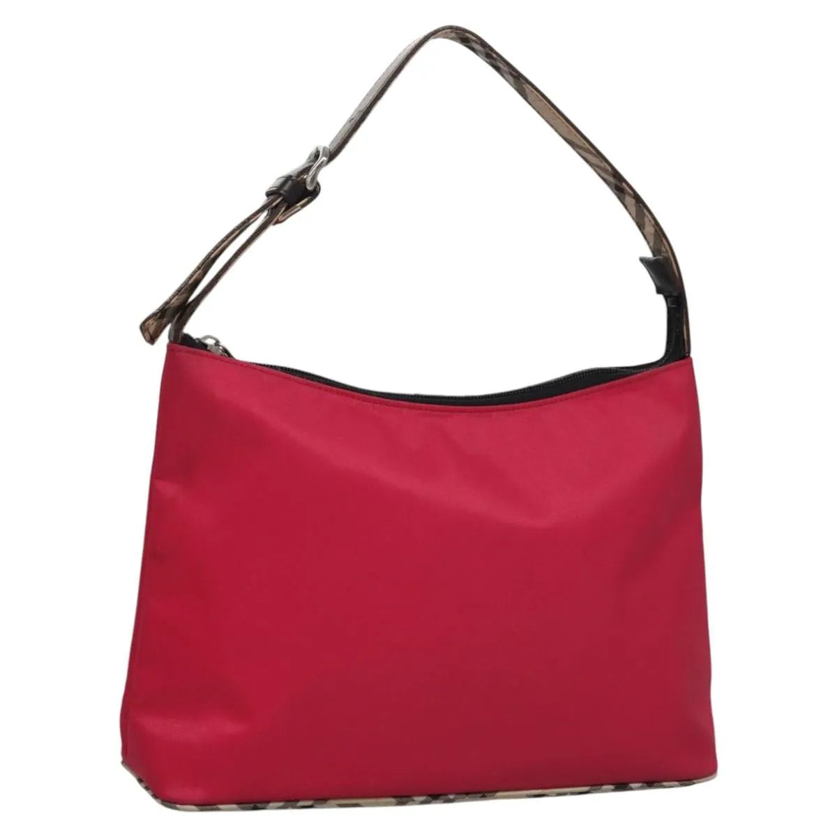 Burberry Nova Check Blue Label Nylon, Pink, Nylon, Shoulder Bag