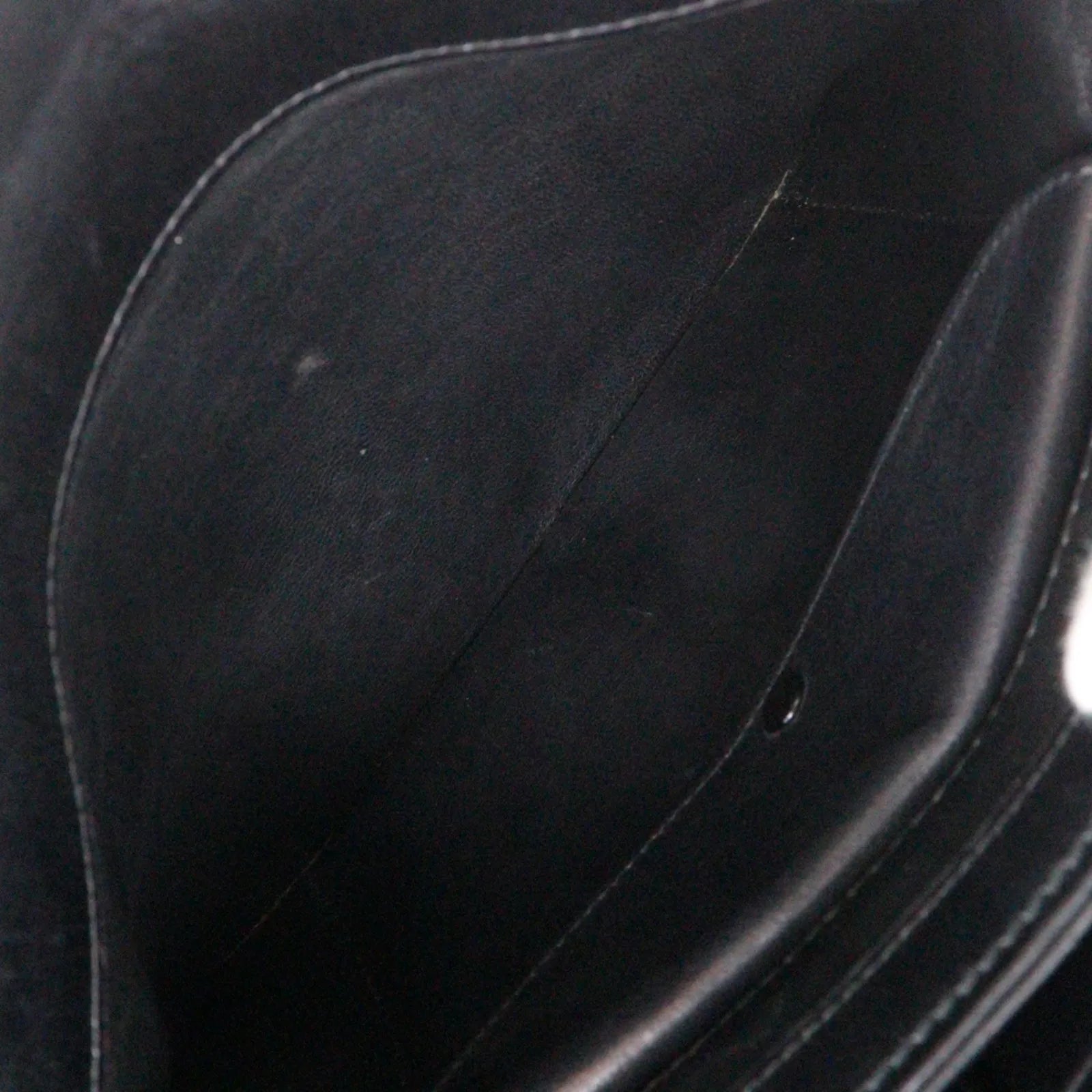 Gucci Vintage Leather, Black, Leather, Shoulder Bag