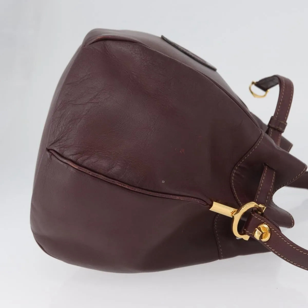 cartier Must de cartier Leather, Burgundy, Leather, Shoulder Bag