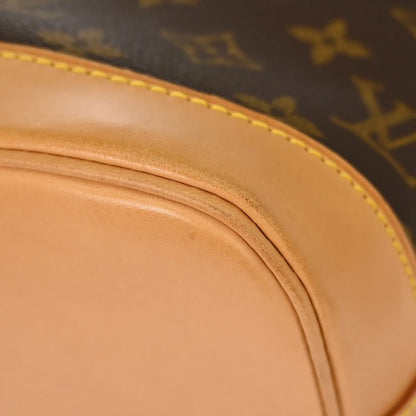 Louis Vuitton Alma Monogram Canvas, Brown, Canvas, Handbag