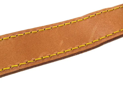 Louis Vuitton Gaston Strap Fabric, Brown, Leather, Straps
