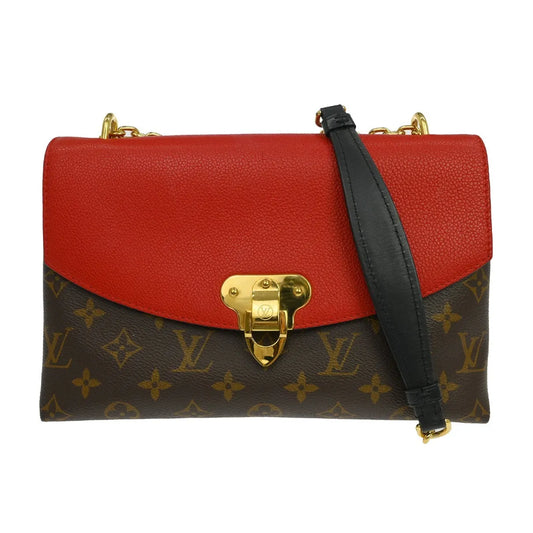 Louis Vuitton Saint Placide Monogram Canvas and Leather, Brown, Canvas, Shoulder Bag