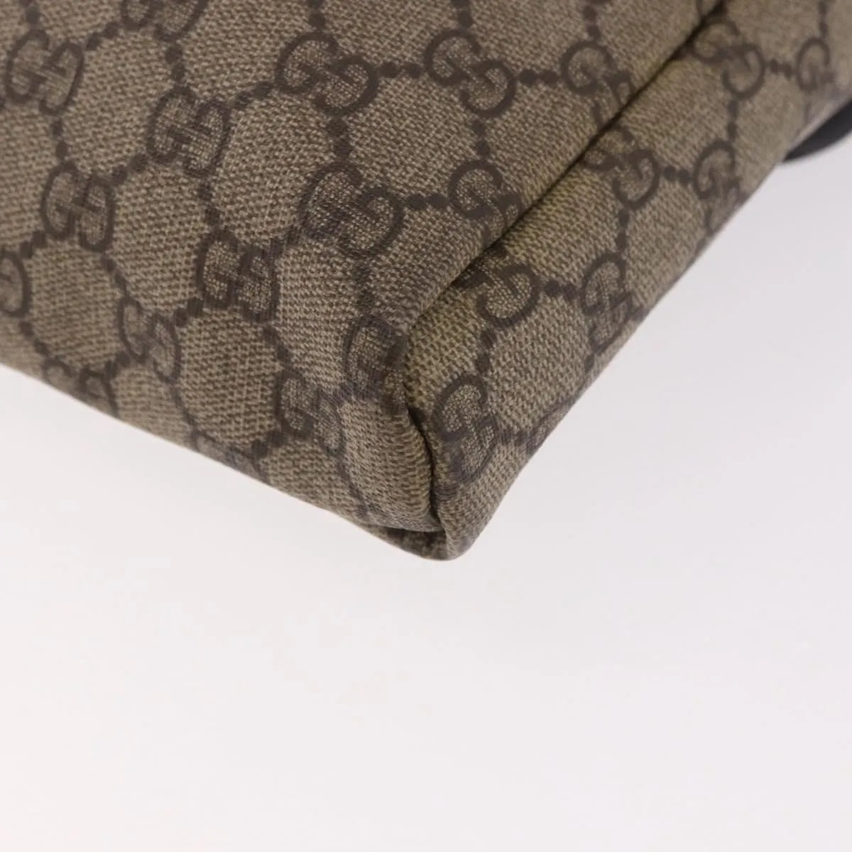 Gucci Flap Messenger GG Coated Canvas, Beige, Canvas, Shoulder Bag