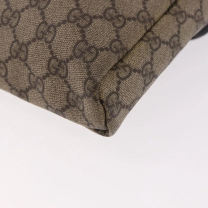 Gucci Flap Messenger GG Coated Canvas, Beige, Canvas, Shoulder Bag