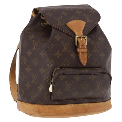 Louis Vuitton Vintage Montsouris Monogram Canvas, Brown, Canvas, Backpack