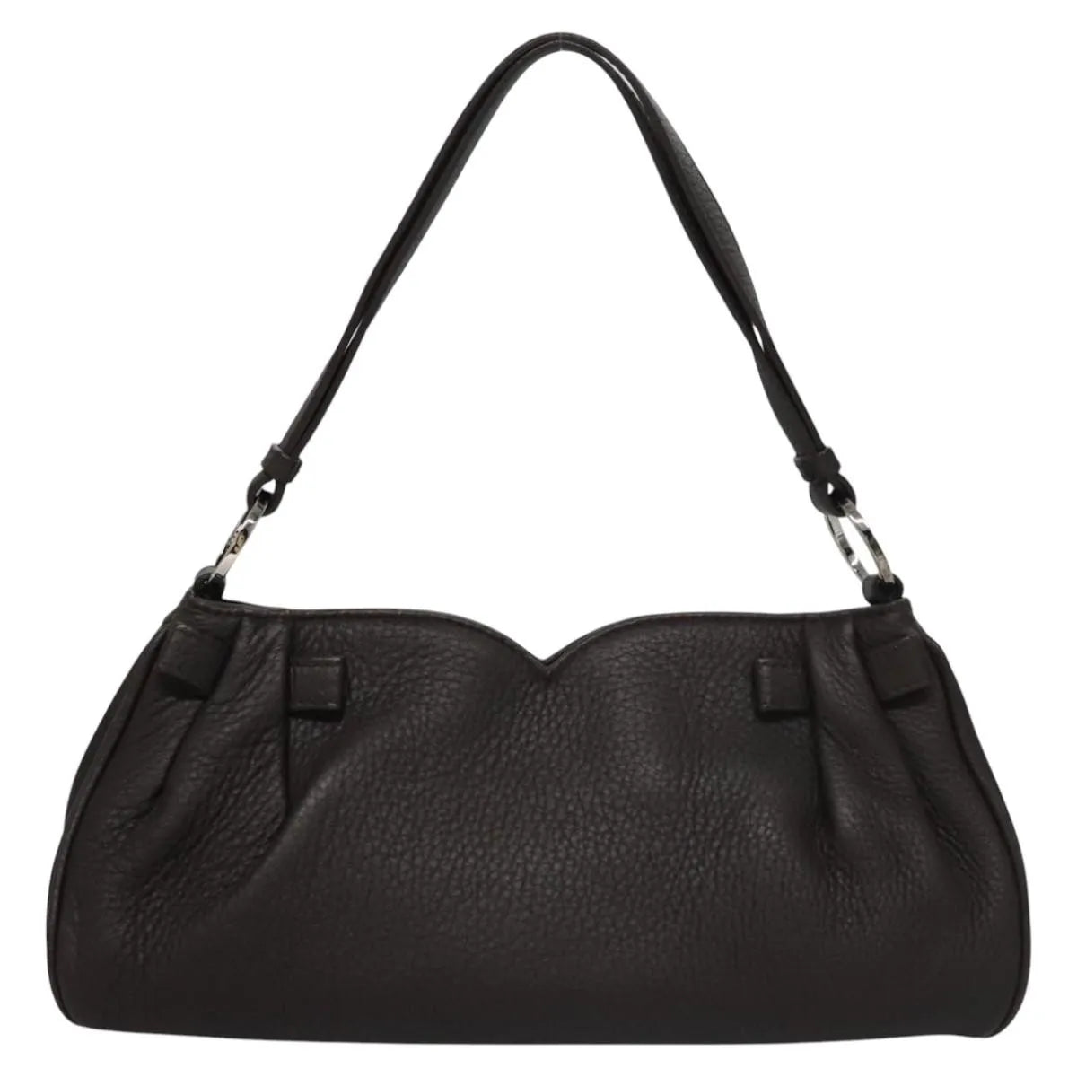 Bvlgari Handbag Leather, Brown, Leather, Handbag