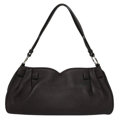 Bvlgari Handbag Leather, Brown, Leather, Handbag
