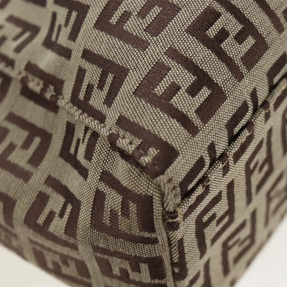 Fendi Vintage Shopping Tote Zucchino Canvas, Beige, Canvas, Shoulder Bag