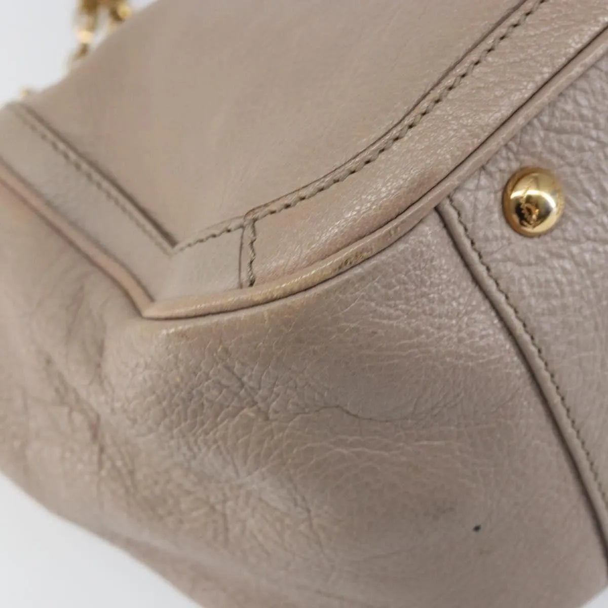 Salvatore Ferragamo Gancini Leather, Pink, Leather, Handbag